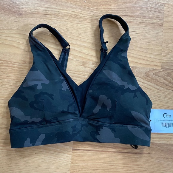 Forest Camo Adjustable Mesh Bra Size Medium (NWT) - Picture 1 of 3